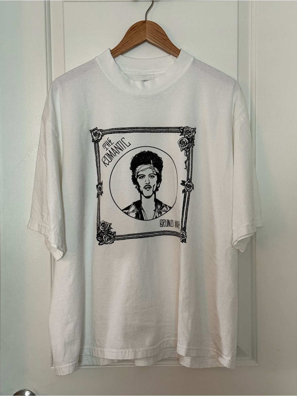 White Graphic Tee - The Romantic Design
